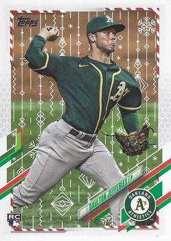 #HW10 Daulton Jefferies - Oakland Athletics - 2021 Topps Holiday Baseball