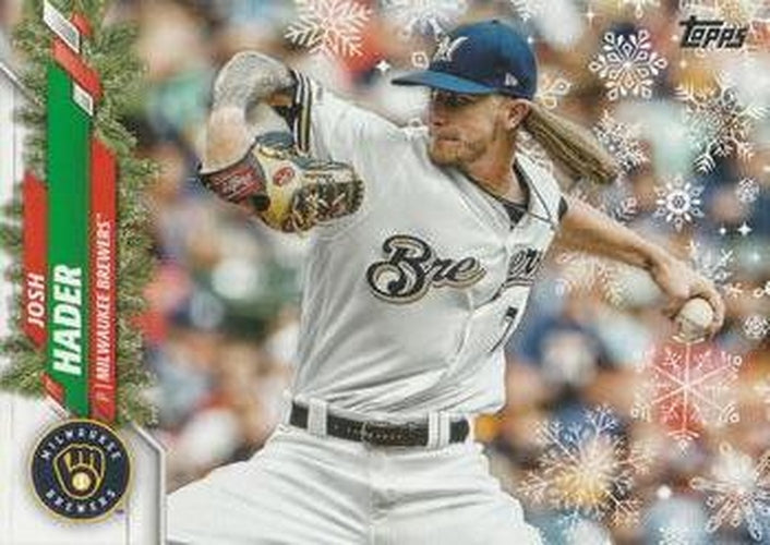 #HW110 Josh Hader - Milwaukee Brewers - 2020 Topps Holiday Baseball