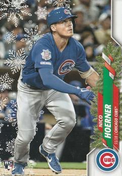 #HW111a Nico Hoerner - Chicago Cubs - 2020 Topps Holiday Baseball
