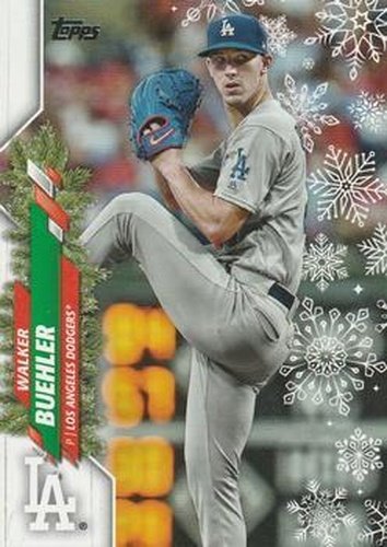 #HW114a Walker Buehler - Los Angeles Dodgers - 2020 Topps Holiday Baseball