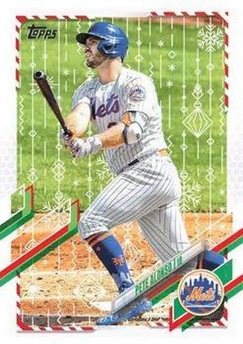 #HW115 Pete Alonso - New York Mets - 2021 Topps Holiday Baseball