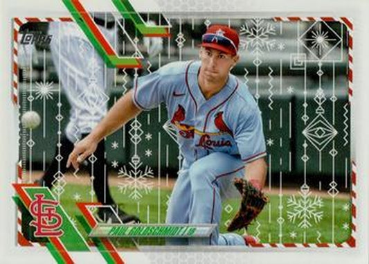 #HW129 Paul Goldschmidt - St. Louis Cardinals - 2021 Topps Holiday Baseball