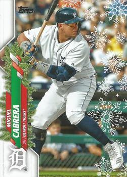 #HW129a Miguel Cabrera - Detroit Tigers - 2020 Topps Holiday Baseball