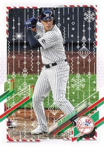 #HW134 Gio Urshela - New York Yankees - 2021 Topps Holiday Baseball