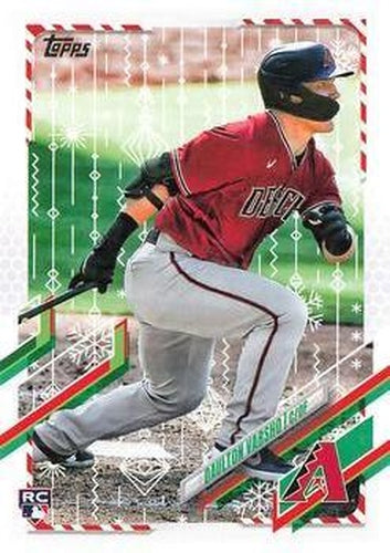 #HW136 Daulton Varsho - Arizona Diamondbacks - 2021 Topps Holiday Baseball