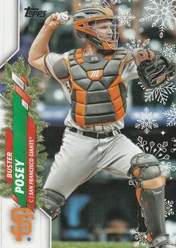 #HW137 Buster Posey - San Francisco Giants - 2020 Topps Holiday Baseball