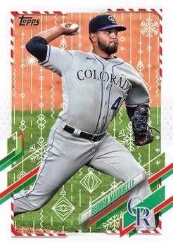 #HW137 German Marquez - Colorado Rockies - 2021 Topps Holiday Baseball