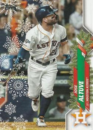 #HW138a Jose Altuve - Houston Astros - 2020 Topps Holiday Baseball