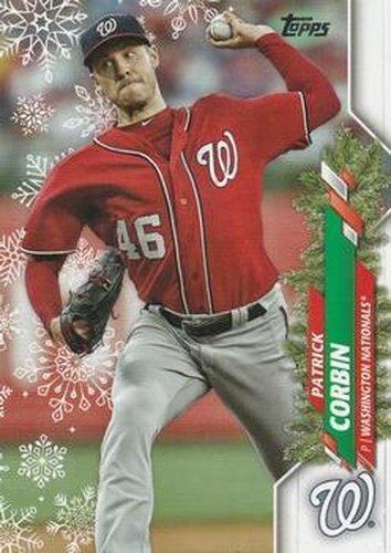 #HW140 Patrick Corbin - Washington Nationals - 2020 Topps Holiday Baseball