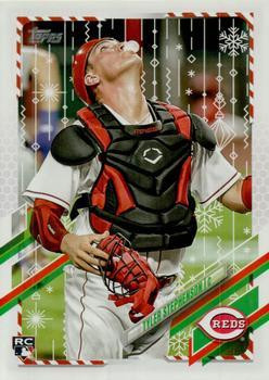 #HW141 Tyler Stephenson - Cincinnati Reds - 2021 Topps Holiday Baseball
