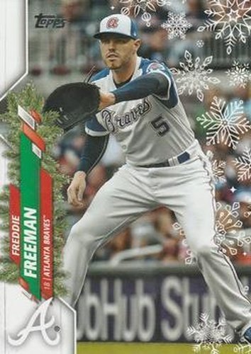 #HW148 Freddie Freeman - Atlanta Braves - 2020 Topps Holiday Baseball