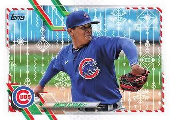 #HW151 Adbert Alzolay - Chicago Cubs - 2021 Topps Holiday Baseball