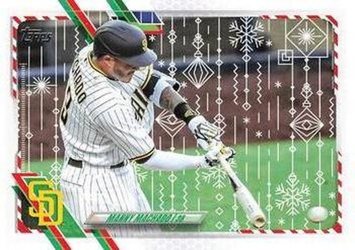 #HW153 Manny Machado - San Diego Padres - 2021 Topps Holiday Baseball