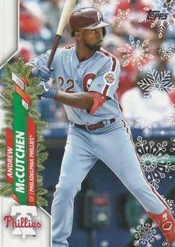 #HW154 Andrew McCutchen - Philadelphia Phillies - 2020 Topps Holiday Baseball