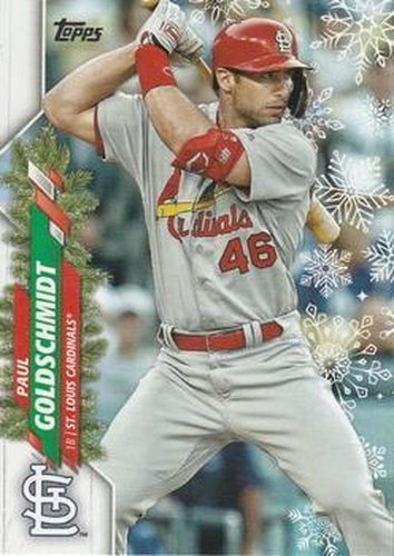 #HW156a Paul Goldschmidt - St. Louis Cardinals - 2020 Topps Holiday Baseball