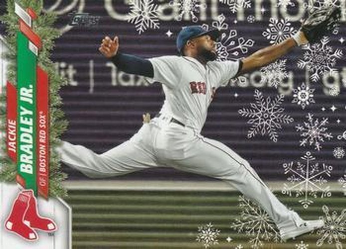 #HW158 Jackie Bradley Jr. - Boston Red Sox - 2020 Topps Holiday Baseball