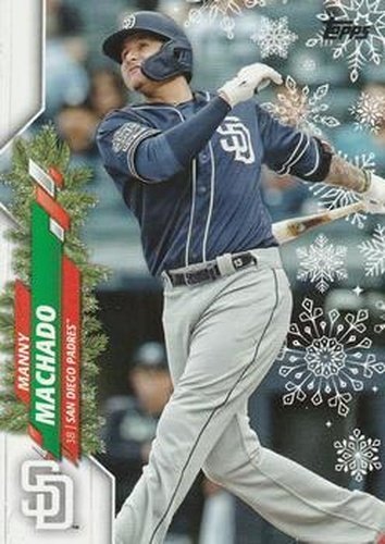 #HW164a Manny Machado - San Diego Padres - 2020 Topps Holiday Baseball