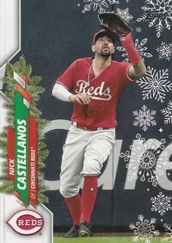 #HW165 Nick Castellanos - Cincinnati Reds - 2020 Topps Holiday Baseball