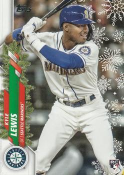 #HW169a Kyle Lewis - Seattle Mariners - 2020 Topps Holiday Baseball