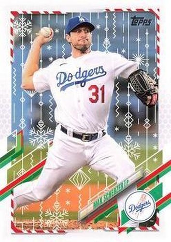 #HW171 Max Scherzer - Los Angeles Dodgers - 2021 Topps Holiday Baseball
