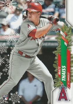 #HW175 Matt Thaiss - Los Angeles Angels - 2020 Topps Holiday Baseball