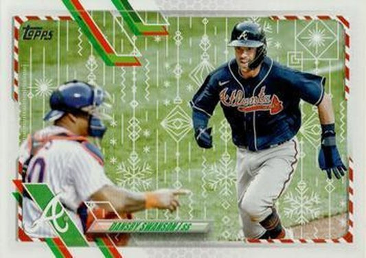 #HW178 Dansby Swanson - Atlanta Braves - 2021 Topps Holiday Baseball