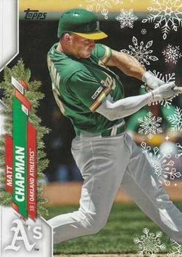 #HW178a Matt Chapman - Oakland Athletics - 2020 Topps Holiday Baseball