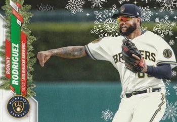 #HW179 Ronny Rodriguez - Milwaukee Brewers - 2020 Topps Holiday Baseball