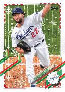 #HW180 Clayton Kershaw - Los Angeles Dodgers - 2021 Topps Holiday Baseball