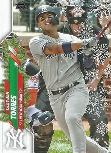 #HW180a Gleyber Torres - New York Yankees - 2020 Topps Holiday Baseball