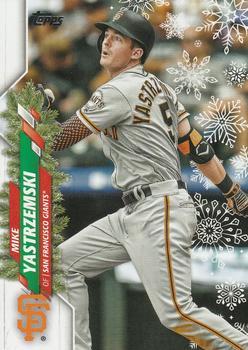 #HW184 Mike Yastrzemski - San Francisco Giants - 2020 Topps Holiday Baseball