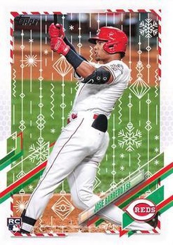 #HW190 Jose Barrero - Cincinnati Reds - 2021 Topps Holiday Baseball