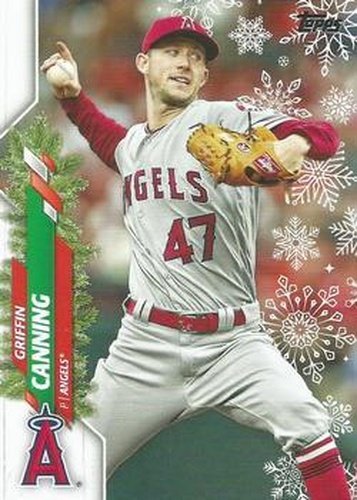 #HW191 Griffin Canning - Los Angeles Angels - 2020 Topps Holiday Baseball