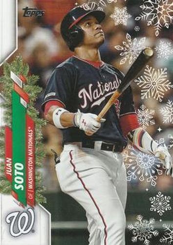 #HW196a Juan Soto - Washington Nationals - 2020 Topps Holiday Baseball