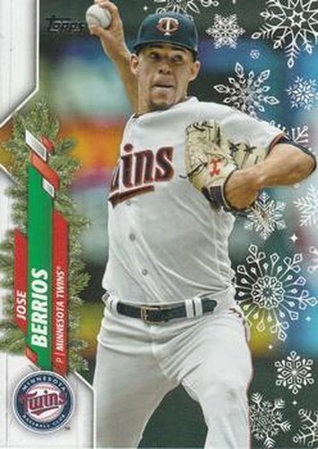 #HW199a Jose Berrios - Minnesota Twins - 2020 Topps Holiday Baseball