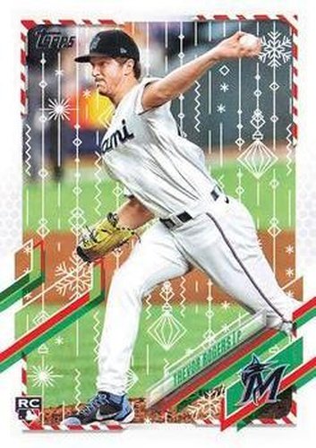 #HW204 Trevor Rogers - Miami Marlins - 2021 Topps Holiday Baseball