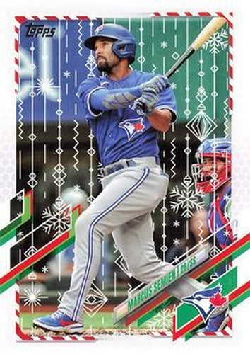 #HW211 Marcus Semien - Toronto Blue Jays - 2021 Topps Holiday Baseball