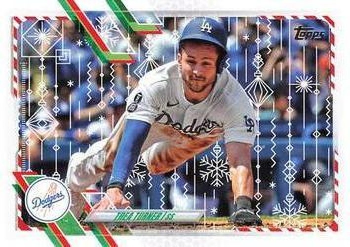 #HW213 Trea Turner - Los Angeles Dodgers - 2021 Topps Holiday Baseball