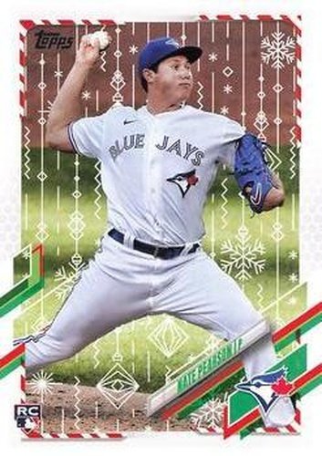 #HW219 Nate Pearson - Toronto Blue Jays - 2021 Topps Holiday Baseball