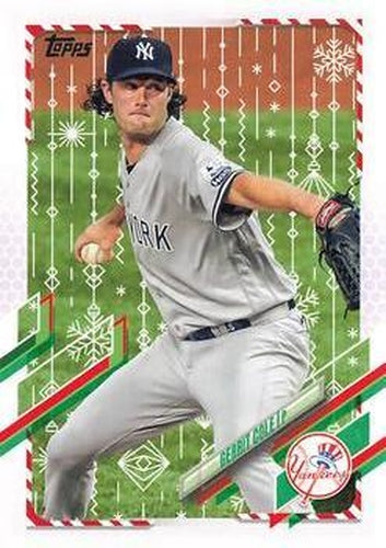 #HW220 Gerrit Cole - New York Yankees - 2021 Topps Holiday Baseball