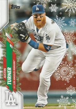 #HW22 Justin Turner - Los Angeles Dodgers - 2020 Topps Holiday Baseball