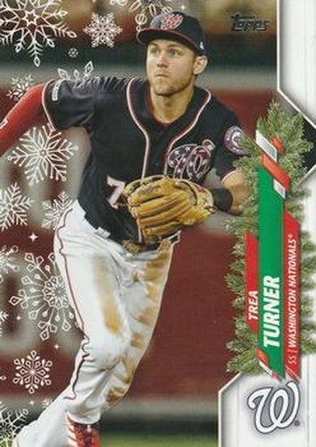 #HW24 Trea Turner - Washington Nationals - 2020 Topps Holiday Baseball