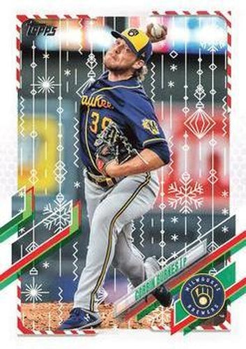 #HW26 Corbin Burnes - Milwaukee Brewers - 2021 Topps Holiday Baseball
