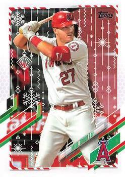 #HW27 Mike Trout - Los Angeles Angels - 2021 Topps Holiday Baseball