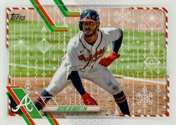 #HW34 Ozzie Albies - Atlanta Braves - 2021 Topps Holiday Baseball