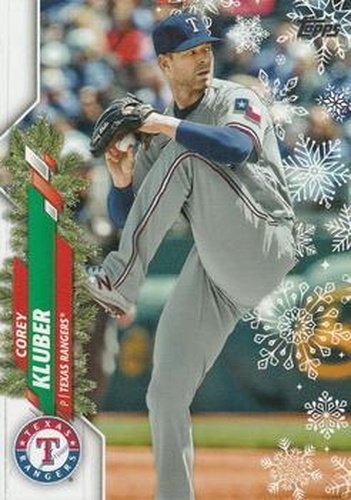 #HW36 Corey Kluber - Texas Rangers - 2020 Topps Holiday Baseball