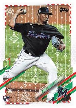 #HW38 Sixto Sanchez - Miami Marlins - 2021 Topps Holiday Baseball