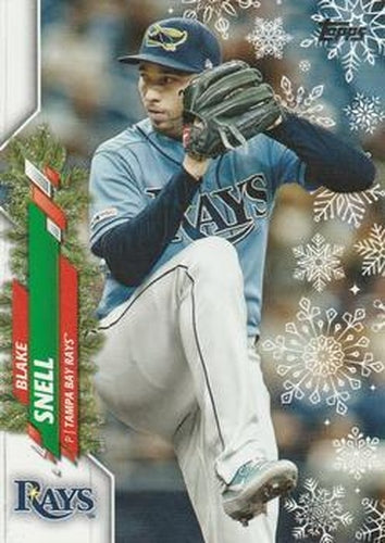 #HW40a Blake Snell - Tampa Bay Rays - 2020 Topps Holiday Baseball