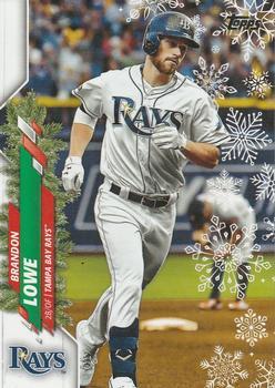 #HW41 Brandon Lowe - Tampa Bay Rays - 2020 Topps Holiday Baseball