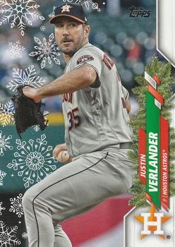 #HW43a Justin Verlander - Houston Astros - 2020 Topps Holiday Baseball